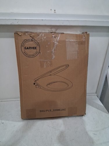 GARVEE DUAL NOZZLE NON-ELECTRIC SOFT CLOSE BIDET TOILET SEAT WITH ADJUSTABLE WATER PRESSURE - 18.7" -WHITE - (MODEL: PLS_335BEJXC) image 2