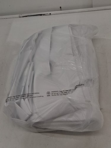 (2 panel) Room Darkening Thermal Insulated tab top Curtains - 50" x 90" (each) - white image 2