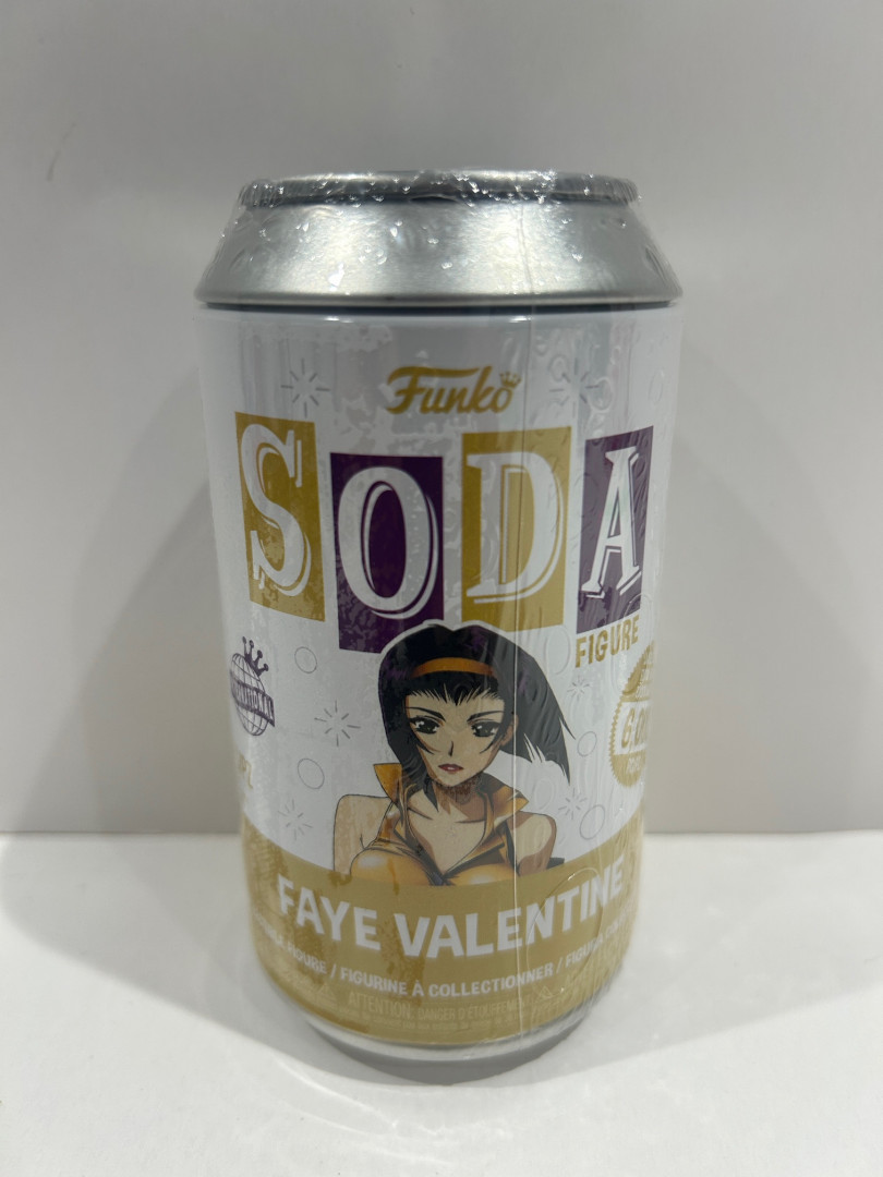 6 Funko soda! cowboy bebop - faye valentine vinyl figure collectible  (1 guaranteed chase limited edition in each case) image 3