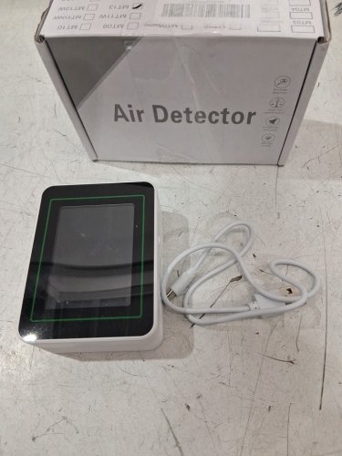 multipurpose digital AIR QUALITY DETECTOR with 10 functions - WHITE (MODEL: ZN-MT13) image 2