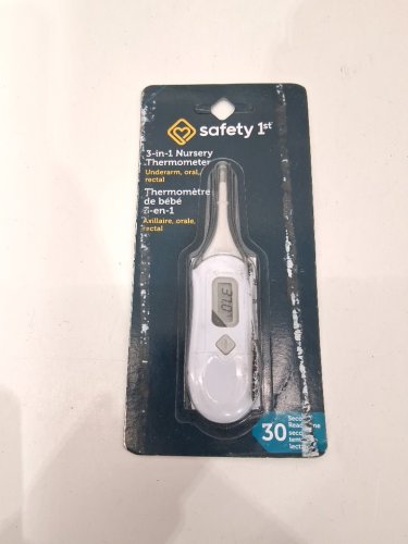 Safety 1st 3-In-1 Nursery Thermometer - white (model: th075) image 2