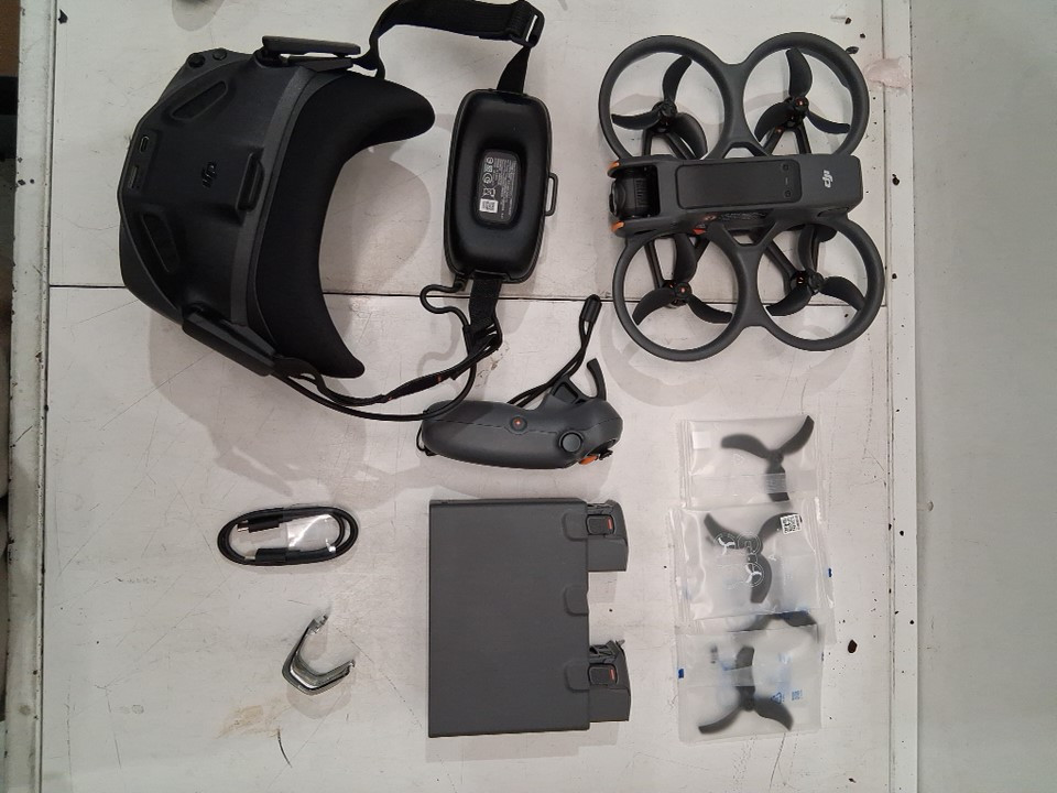 dji avata 2 fly more combo fpv drone -  4k camera | 3 batteries + hub | VR | 155 Degree fov | goggles n3 | rc motion 3 - gre image 4