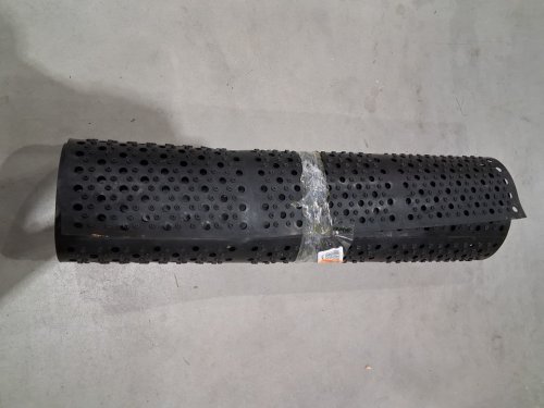 Commercial Drainage Anti-Fatigue Rubber Non-Slip Doormat with Drainage Holes - 83"x36" - black (model: CAW5-28-0002) image 2