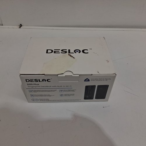 DESLOC Smart Lock D110 Plus Wi-Fi Fingerprint Smart Front Door Lock with Touchscreen Keypad, Waterproof, App Remote Control, Auto Lock, Keyless Entry Deadbolt, 100 Anti-Peep PIN Codes - black (model: D110Plus) image 2