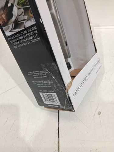 3PC KITCHENAID TONG SET - 10" / 11" - STAINLESS STEEL/BLACK (MODEL: 1739517) image 4