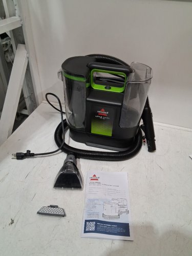 bissell little green pet max portable Deep carpet cleaner - black/green (model: 3860B) image 6