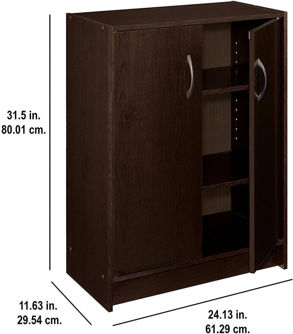 ClosetMaid 2-Door Stackable Organizer - Espresso (MODEL: 8925) image 2