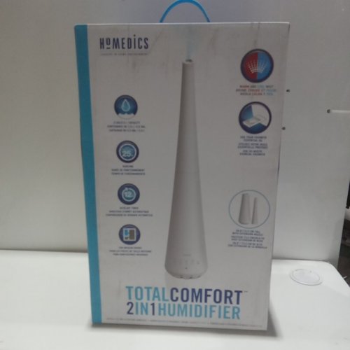 HoMedics Total Comfort 2-in-1 cool/warm mist Humidifier with remote - white (Model: UHE-WM10) image 2