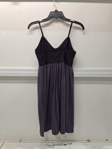 women's gilligan O'Malley Cotton Sleep Dress -  medium - black/grey image 2