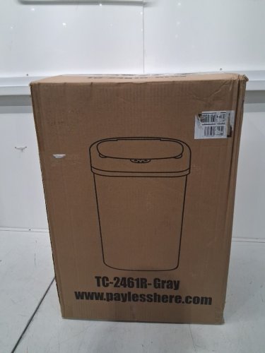 BestOffice Kitchen Trash Can with Touch Free Lid - 13GAL - grey (model: tc-2461r-gray) image 2