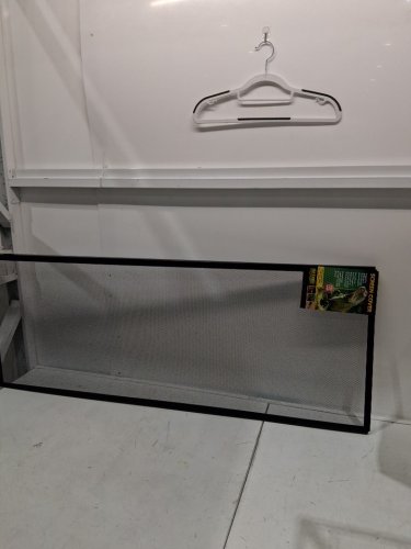 Exo Terra Terrarium Screen Cover with Maximum UV penetration - 48" x 18" - 60/75 Gallon - black (MODEL: PT2717) image 4