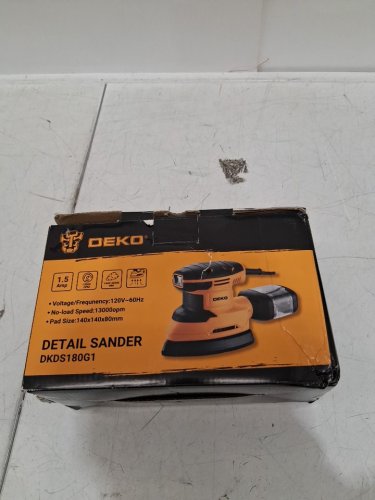 DEKOPRO Electric Power Mouse Detail Sander - 13000RPM - yellow/black (model: dkds180g1) image 2