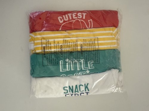 7PK BABY BOY THE PEANUTSHELL SHORT SLEEVE BODYSUITS - 24M - ASSORTED COLOURS image 2