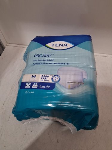 40PK TENA ProSkin Ultra Adult Incontinence Briefs - Medium - White (Model: 67200) image 2