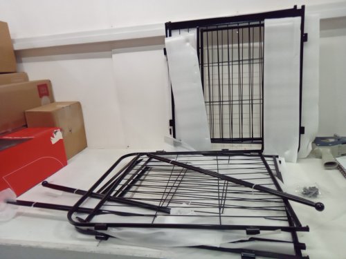 Gardner Pet Outdoor/Indoor Dog Playpens/Fence with Gravity Automatic Lock - 24" tall  6 Panels - black image 3