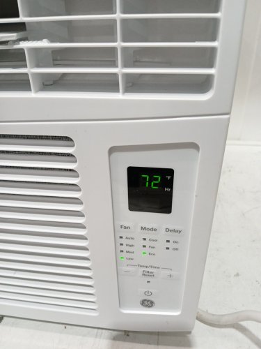 ge Electronic Window Air Conditioner - 6000btu - up to 250sq.ft - 16.4" x 13.4" x 12.6" - white (model: AWCS06BWFC) image 4