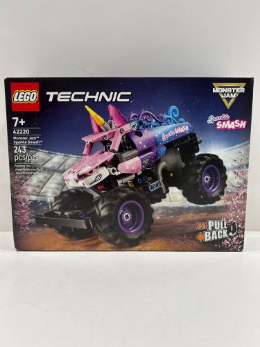 243pc Lego - technic - monster jam sparkle smash **pull back** (42220) image 3