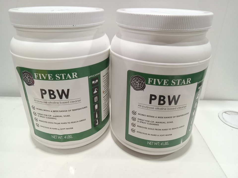 2 Five Star PBW All-purpose Alkaline Based Cleaner - 4lbs image 2