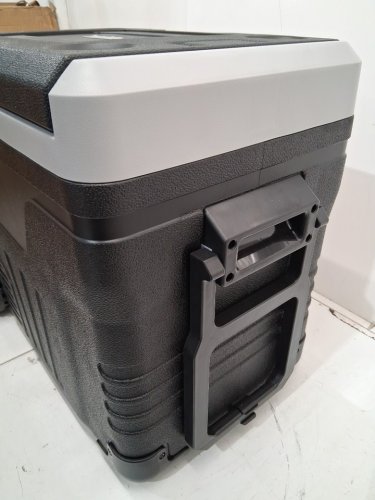EUHOMY Dual Zone Portable Car Fridge Freezer  LED Digital Display and built-in wheels and handles - 50l  - 100v - Black / Grey (Model:CF003-50BL-CAEH) image 5