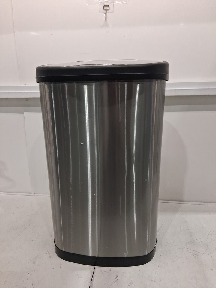 NINESTARS MOTION SENSOR TRASH CANS - 50L  - STAINLESS STEEL/SILVER (MODEL: DZT-50-13) image 5