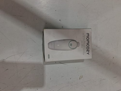 momcozy rechargeable electric gentle baby nail trimmer - white/green (model: NC02) image 2