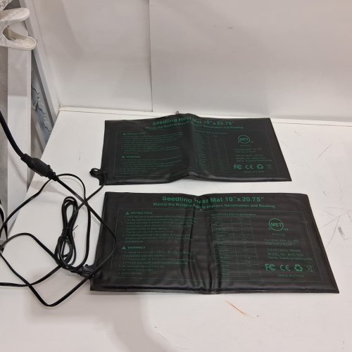 2PK lingood waterproof durable hydroponic heating pad for seedlings - 10"x20.75" (model: bhs-1020) image 3