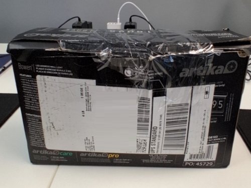 ARTIKA BOWEN MODERN LED NUMBERS AND LETTERS OUTDOOR ADDRESS WALL LIGHT WITH UP TO 50000 HOURS- 2700K-5000K - 10" X 5" - BLACK/WHITE (MODEL: OUT-BOW5C-C1BL) image 2