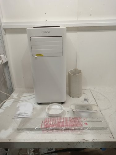 dortala 10000btu 3-in-1 portable air conditioner with remote - 27.5" x 12.5" x 12" - white (model: fp10268usdo-wh) image 3