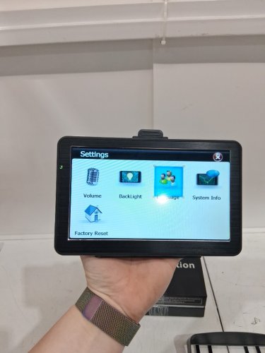 Multi-functional Touch Screen High Definition Car GPS Navigation - 7" - BLACK image 4
