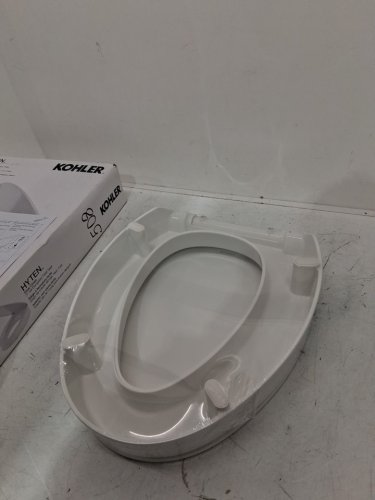 KOHLER HYTEN ELEVATED Quiet-Close elongated toilet seat - 3" - WHITE (MODEL: 25875-0) image 5