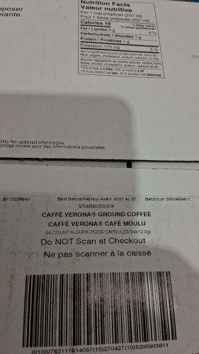49PK STARBUCKS CAFE VERONA DARK ROAST keurig COFFEE PODS image 4