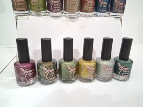 13PC ASSORTED BEE'S KNEES LACQUER NAIL POLISH - ASSORTED COLOURS image 5