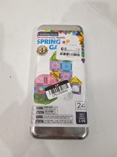 24pc the original MAGNA-TILES travel magnet building set - SPRING GARDEN image 2