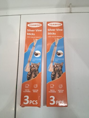 6PK TEAWOO Natural Silvervine CHEW DENTAL Sticks image 3