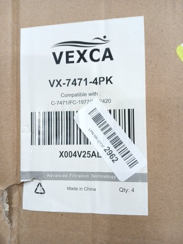 4PK Pool Filter Replacement - 27" - White/Blue (Model: VX-7471-4PK) image 8