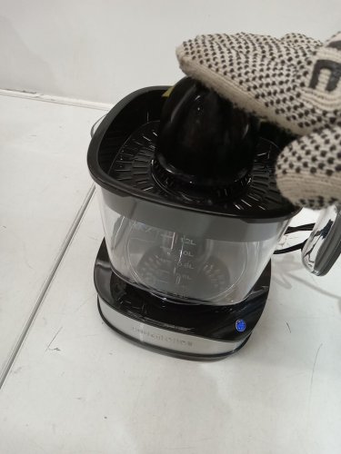 LUUKMONDE Electric Citrus Juicer - holds 1.2Liters - black/clear - (model: d-8020A) image 4