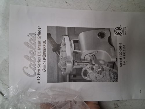 pro series dc meat grinder with attachments - blade size #12 - silver (model: 20-005-b) image 9