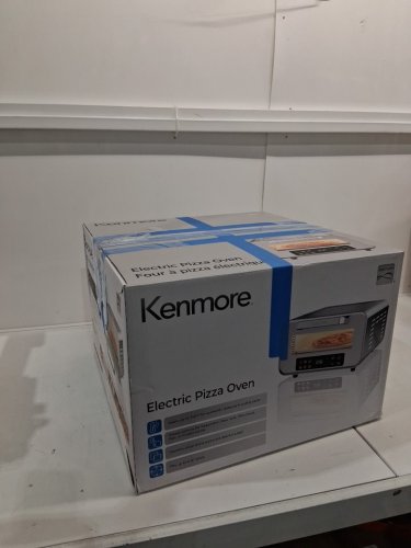 Kenmore stainless steel electric pizza oven with 5 presets - silver (model: KKIPO12) image 8