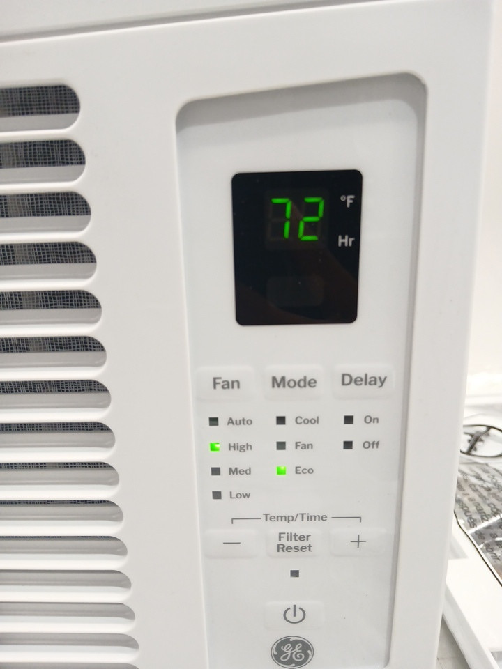 GE Appliances Electronic Window Air Conditioner for Small Rooms - 250 sq ft. - WHITE (MODEL: AWCS06BWF ) image 8