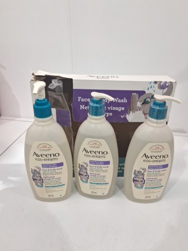 3pk aveeno kids FACE & BODY WASH WITH OAT EXTRACT - SENSITIVE SKIN - 532ML/EACH image 4