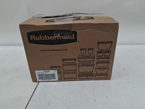 44PC RUBBERMAID Brilliance Food Storage Containers with Lids - CLEAR (MODEL: 2108389) image 2