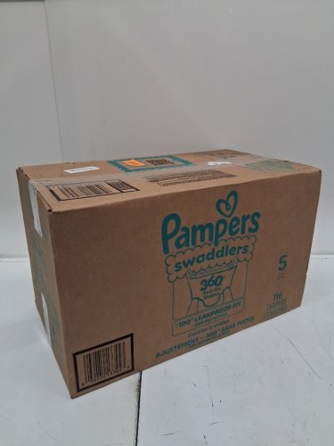 116PK PAMPERS SWADDLERS DISPOSABLE DIAPERS - SIZE 4 image 2