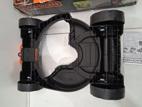 BLACK+DECKER Lawn Mower Removable Deck for String Trimmer - fits 12" trimmer - black (MODEL: MTD100) image 4