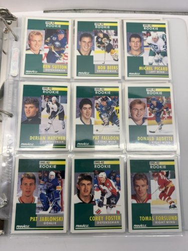 400+ APPROX ASSSTD PINNACLE 1991 HOCKEY NHL CARDS image 11