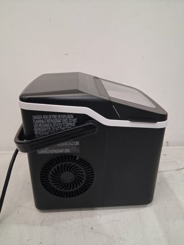 Iceman Dual-Size Ice self cleaning portable counter top ice maker - 22lbs/24hrs - black (model: rj56-bul-12) image 6
