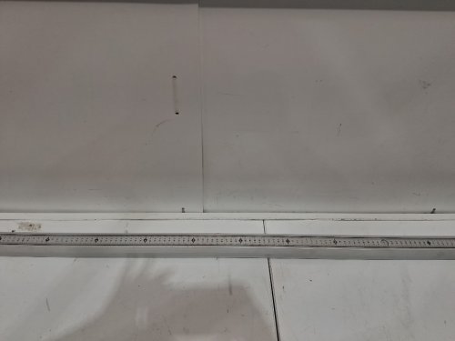 Water Grade level rod tool with sleeve - 16ft - white/black/red image 4