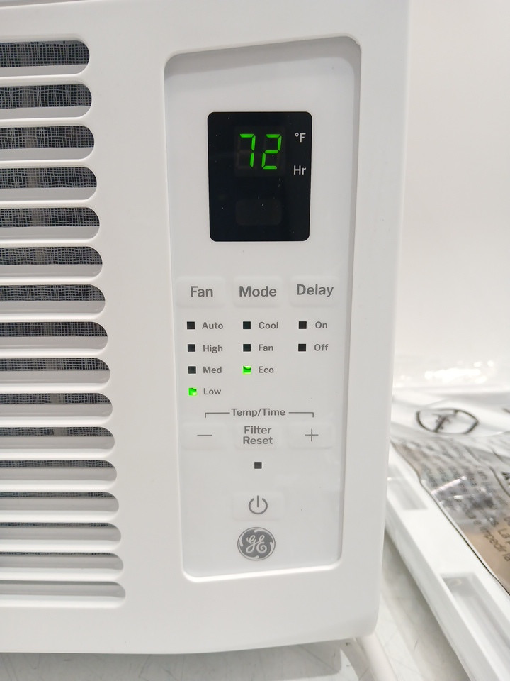 GE Appliances Electronic Window Air Conditioner for Small Rooms - 250 sq ft. - WHITE (MODEL: AWCS06BWF ) image 6
