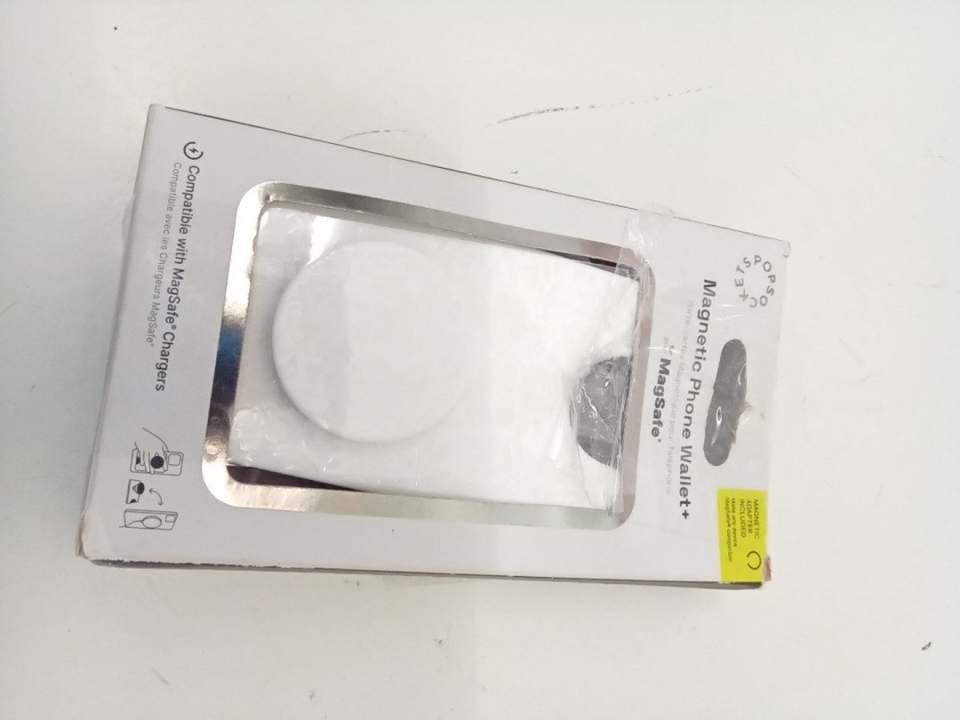 Popsockets Popwallet+ MagSafe Card Holder and Phone Grip with Magnetic Adapter - Floral White image 2