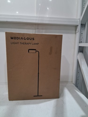 MediAcous Light Therapy Lamp with 5 Color Temperatures, 5 Brightness Levels, and Timer - 3000K to 6000K - 48" to 60" - white (model:ME-TL07 ) image 4