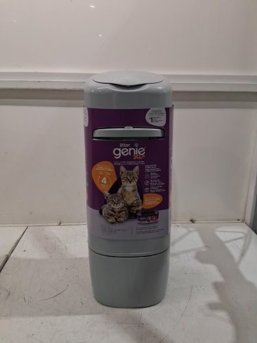 LITTER GENIE XL+ PAIL WITH SCOOP and holder & jumbo refill bag - 22" - GREY (MODEL: I000399) image 3